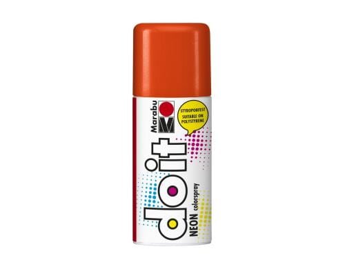 Marabu Sprühfarbe do it Neon 150 ml Sprühdose, Neon-orange