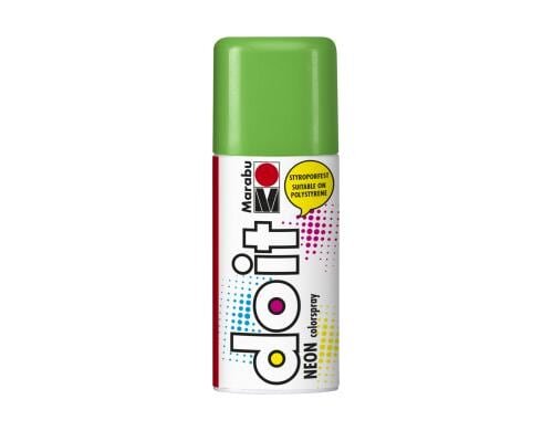 Marabu Sprühfarbe do it Neon 150 ml Sprühdose, Neon-Grün