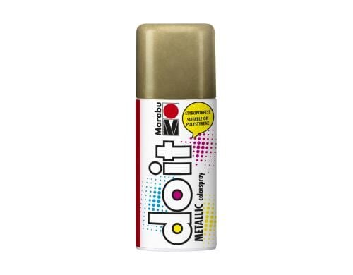 Marabu Sprühfarbe do it Metallic 150 ml Sprühdose, Gold