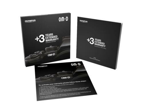 Olympus 3 Jahre zusätzliche Garantie zu OM-D Kameras