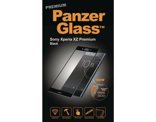 Panzerglass Displayschutz Premium black für Sony Xperia XZ Premium