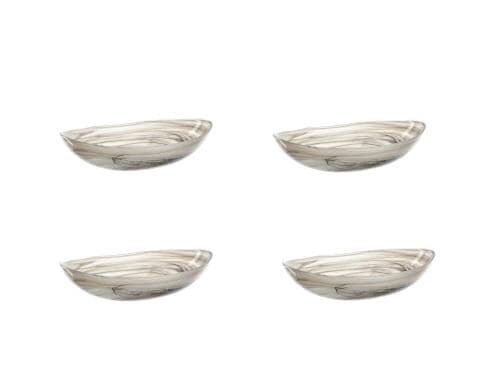 Leonardo Schale Albastro oval 22cm 4er Set beige, 4 Stück