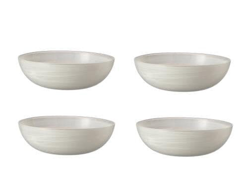 Leonardo Schale Albastro flach 28cm 4er Set weiss, 4 Stück