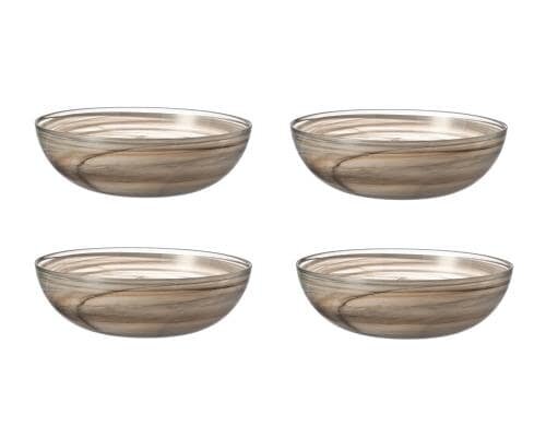 Leonardo Schale Albastro flach 28cm 4er Set beige, 4 Stück