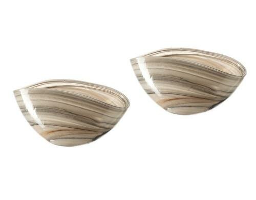 Leonardo Schale Albastro 20x12cm 2er Set beige, 2 Stück