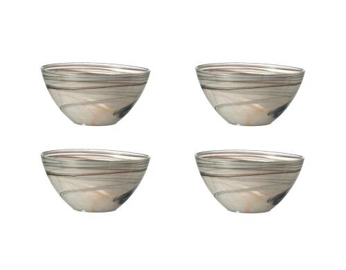 Leonardo Salatschale Albastro beige 4er Set Grösse 22x11cm