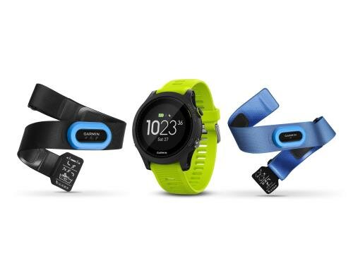 Garmin Sportuhr Forerunner 935 Tri gelb GPS, Multisportfunkionen, 2 Pulgurte