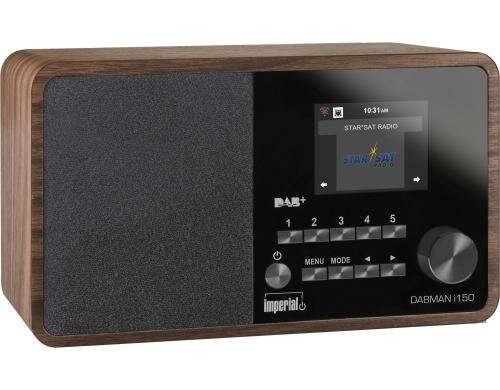 Imperial Dabman i150, DAB+/Internetradio DAB+, Internetradio, UPnP, braun