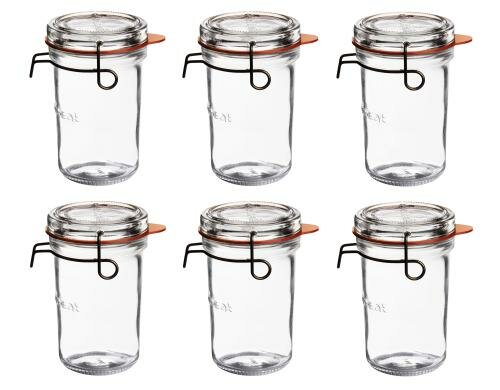 Luigi Bormioli Einmachglas 6er Set 35cl Ø 8,4 cm x H 14 cm