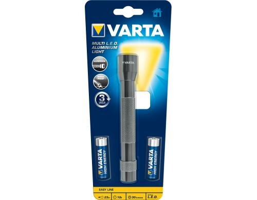 Varta Multi LED Aluminium Light 55 lm, bis max. 7h, 113g