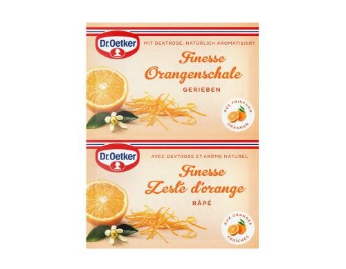 Dr. Oetker Finesse geriebene Orangenschale 2er Set