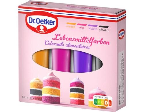 Dr. Oetker Lebensmittelfarben RVSO
