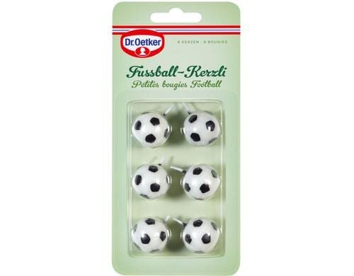 Dr. Oetker Kerzen Fussball Inhalt: 6 Kerzen