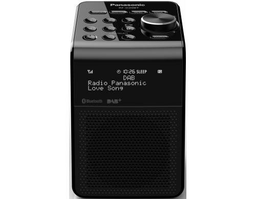 Panasonic RF-D20BTEG, DAB+ Radio, schwarz Digitalradio mit DAB+, Bluetooth, UKW, IPX3
