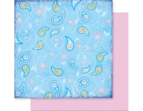 Folia Designpapier Blumen 5 Blatt, 30.5 x 30.5 cm (12 x 12 Zoll)