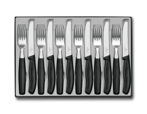 Victorinox Swiss Classic Tafelbesteck mit Tomaten- und Tafelmesser, 12-teilig