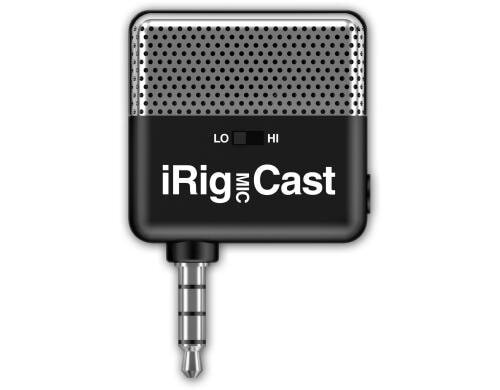 IK Multimedia iRig Mic Cast Kompaktes Mikrofon für iOS & Android