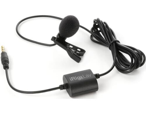 IK Multimedia iRig Mic Lav Lavalier-Mikrofon für iOS & Android