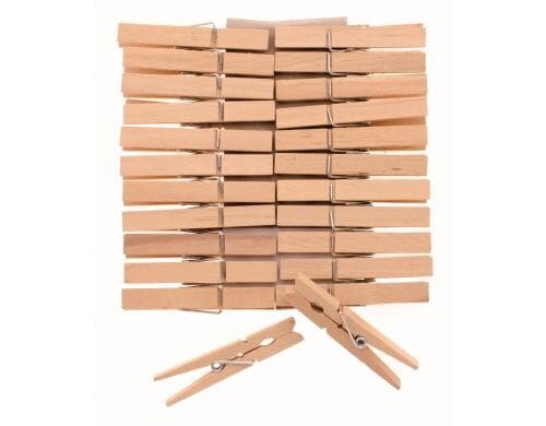 Glorex Wäscheklammer aus Holz 7.2 cm / 24 Stk