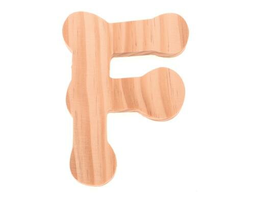 Glorex Holzbuchstabe FSC 13 x 1.5 cm F