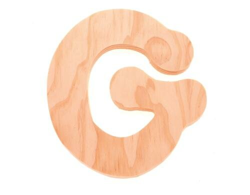 Glorex Holzbuchstabe FSC 13 x 1.5 cm G