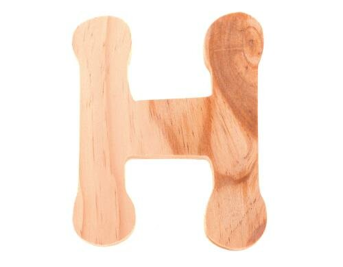 Glorex Holzbuchstabe FSC 13 x 1.5 cm H