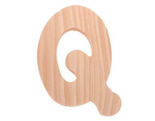 Glorex Holzbuchstabe FSC 13 x 1.5 cm Q