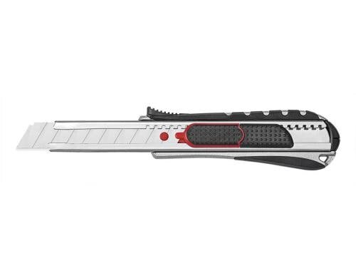 WEDO Safety Cutter 2in1 18mm rot/schwarz Abbrechhilfe im Griffteil integriert