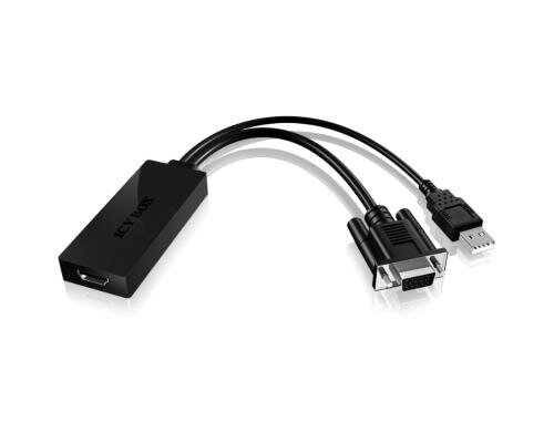 ICY BOX IB-512 VGA und Audio zu HDMI Auflösungen 1080p Full HD bis zu 1920x1080