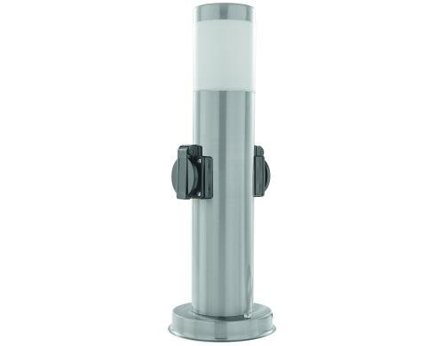 Säulen Stromverteiler 2xT13, Bodenmontage Eingebaute Lampe, IP44, 130x130x390mm