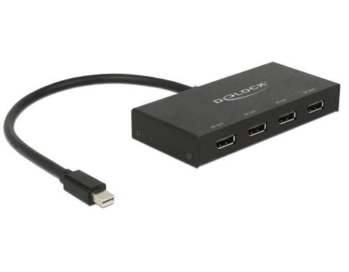 Mini-Displayport zu 4xDisplayport Splitter 4 DP Geräte an 1x MiniDP Anschluss. DP V1.2