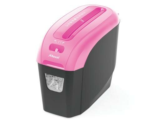 Rexel Aktenvernichter JOY pink 4x40mm, 5 Blatt