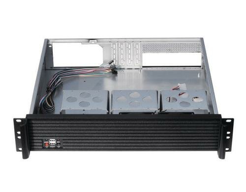 RackMax RM-1921: Servergeh 19 2HE, Micro ATX, 2x 3.5, 4x LP