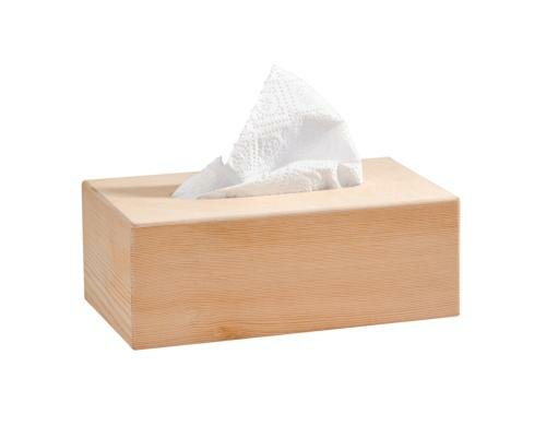 Glorex Kosmetiktücherbox FSC Kiefer 25 x 13 x 9 cm, Boden zum Schieben