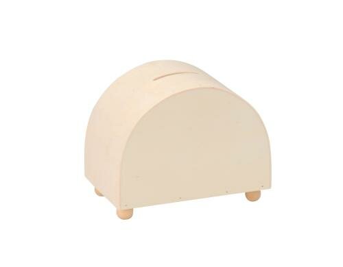 Glorex Spardose, halbrund 11.2 x 9 x 7 cm