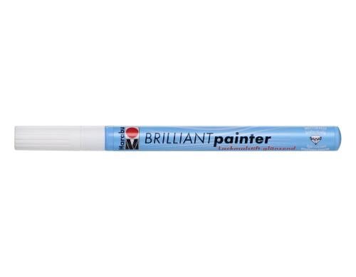 Marabu Lackmalstift BRILLIANT painter 1-2 mm, Weiss
