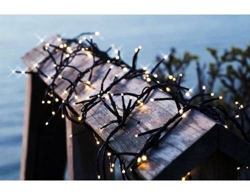 Sirius LED Lichterkette Top Line, 200 LED Starter Set m Seitensträngen schwarz