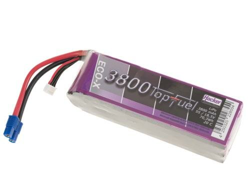 TopFuel LiPo-Akku 18.5V 3800mAh 20C 139x43x39mm 482g