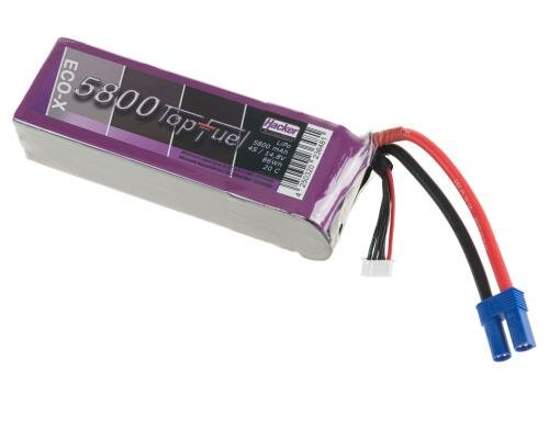 TopFuel LiPo-Akku 14.8V 5800mAh 20C 145x49x37mm 574g