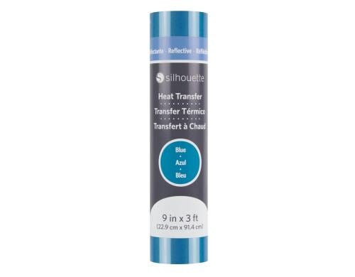 Silhouette Aufbügelfolie reflektierend blau 1 Rolle, 22.9 x 91.4 cm