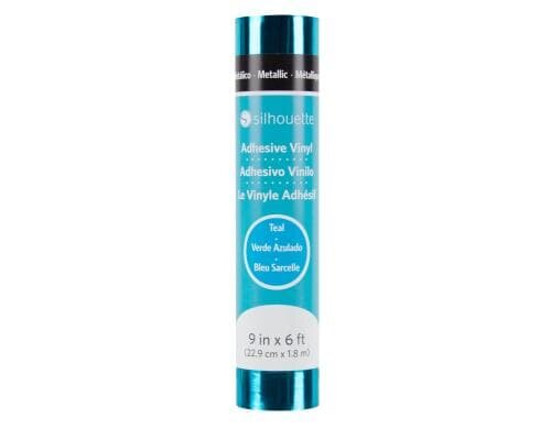 Silhouette Metallic Vinyl teal 1 Rolle, 23 x 180 cm