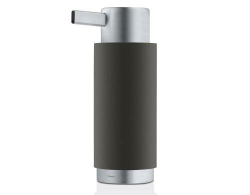 Blomus Seifenspender ARA anthrazit 17xø6cm, Polystone & Edelstahl, 150ml