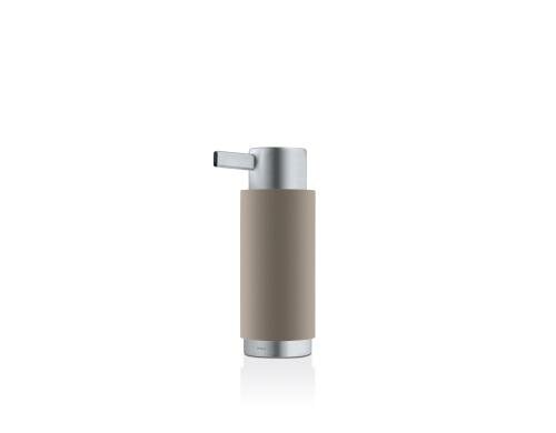 Blomus Seifenspender ARA taupe 17xø5cm, Polystone & Edelstahl, 150ml