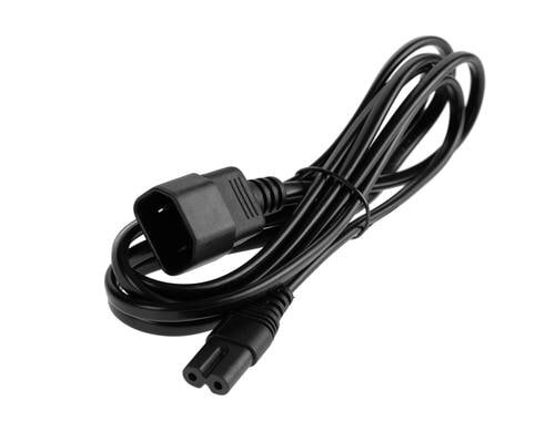 Anschlusskabel C14 / C7 2.0 m schwarz H05VVH2 0,75mm², 2.5 A