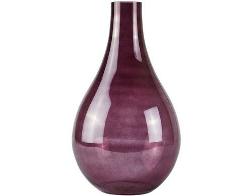 KJ Collection Vase 40x22.5cm bordeaux 1 Stück, Grösse 40x22.5cm