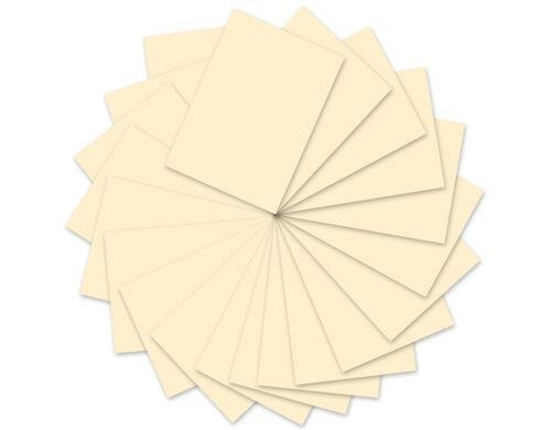 URSUS Tonzeichenpapier 130 g/m2 10 Bogen, 50 x 70 cm, chamois