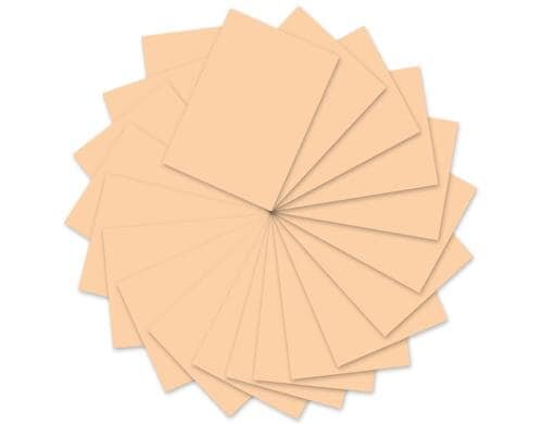 URSUS Tonzeichenpapier 130 g/m2 10 Bogen, 50 x 70 cm, apricose