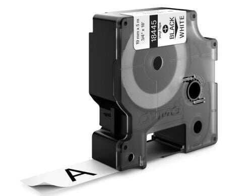 Dymo Rhino Vinylband, 18445, weiss 19 mm x 5.5 m, für alle Oberflächen