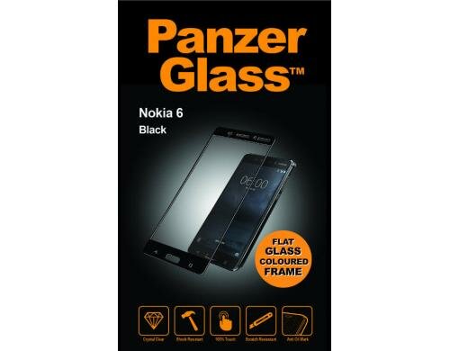 Panzerglass Displayschutz Classic für Nokia 6, black