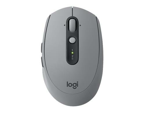 Logitech M590 Multi-Device Silent mid grey mit Logitech Flow, USB oder Bluetooth